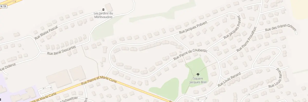Plan du 21 Rue Pierre de Coubertin à Héricourt
