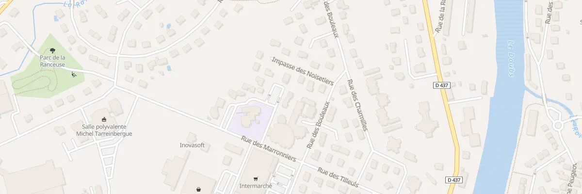 Plan du 28 Rue des Bouleaux à Pont-de-Roide-Vermondans