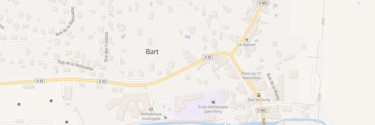Plan du 4 Rue de Dung à Bart