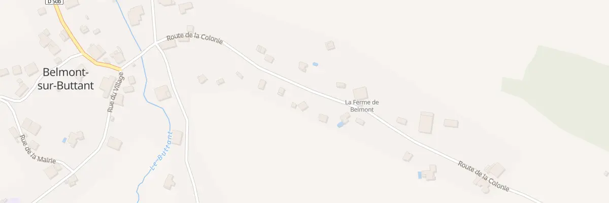 Plan du 14 Rte de la Colonie à Belmont-sur-Buttant