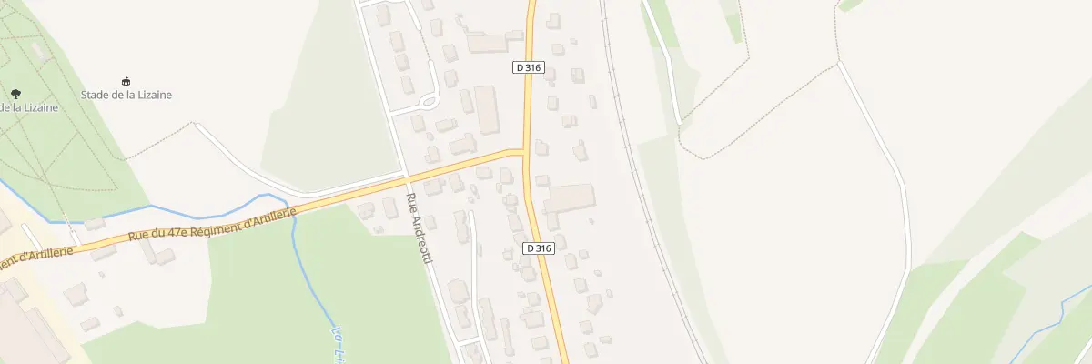 Plan du 81 Av Jean Jaurés à Héricourt