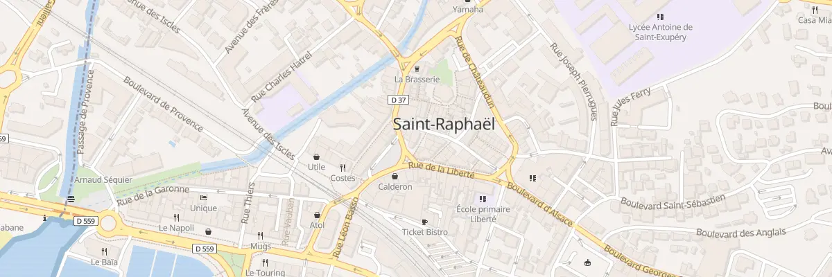 Plan du 20 Rue de la République à Saint-Raphaël
