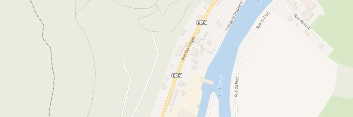 Plan du 8 Rue des Forges à Bourguignon