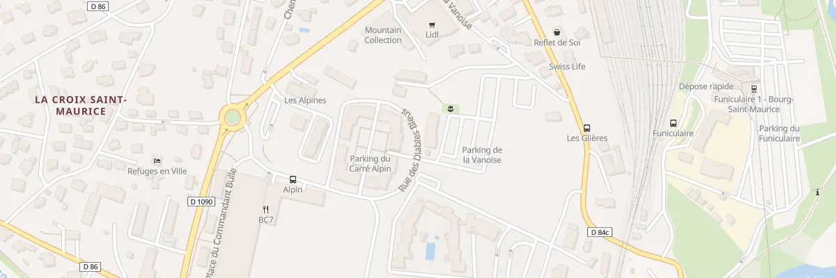 Plan du 200 Rue des Diables Bleus à Bourg-Saint-Maurice