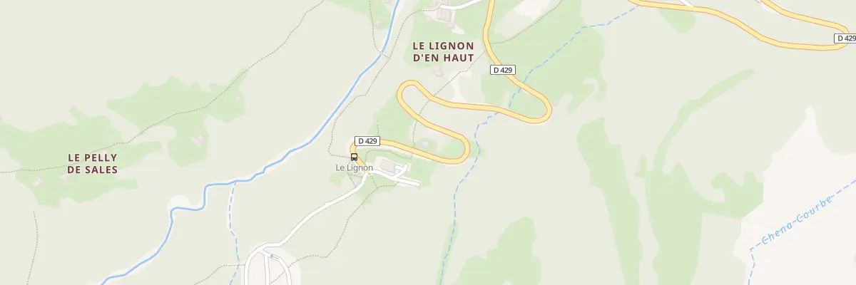 Plan du 1 Lignon d’En Haut à Sixt-Fer-à-Cheval
