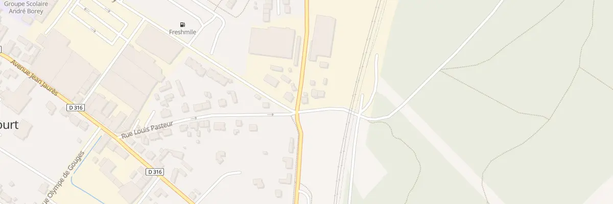 Plan du 15 Rue Louis Pasteur à Héricourt