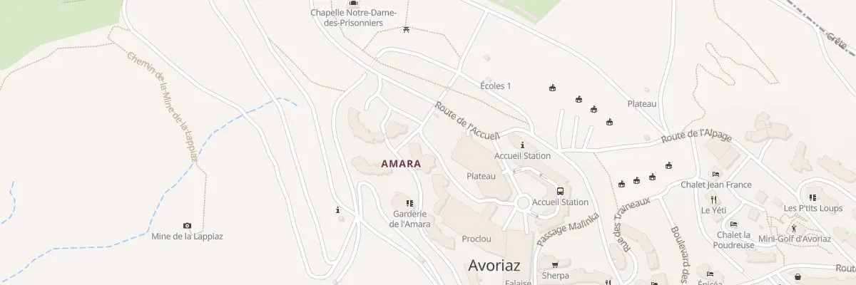 Plan du 246 Rte des Grolets à Morzine