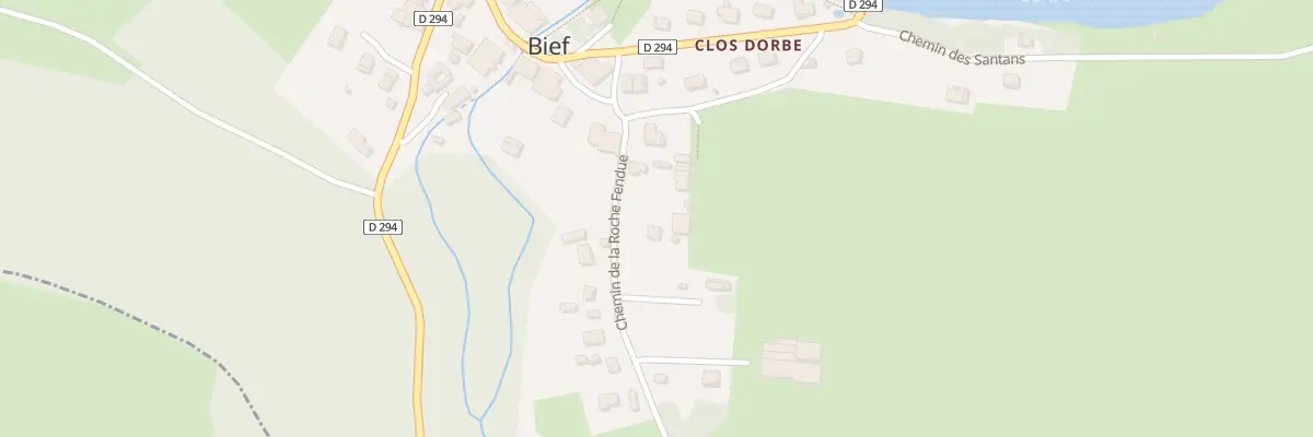 Plan du 10 Che de la Roche Fendue à Bief