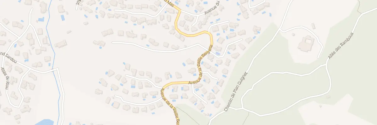 Plan du 575 Av de la VIEILLE BERGERIE à Fréjus