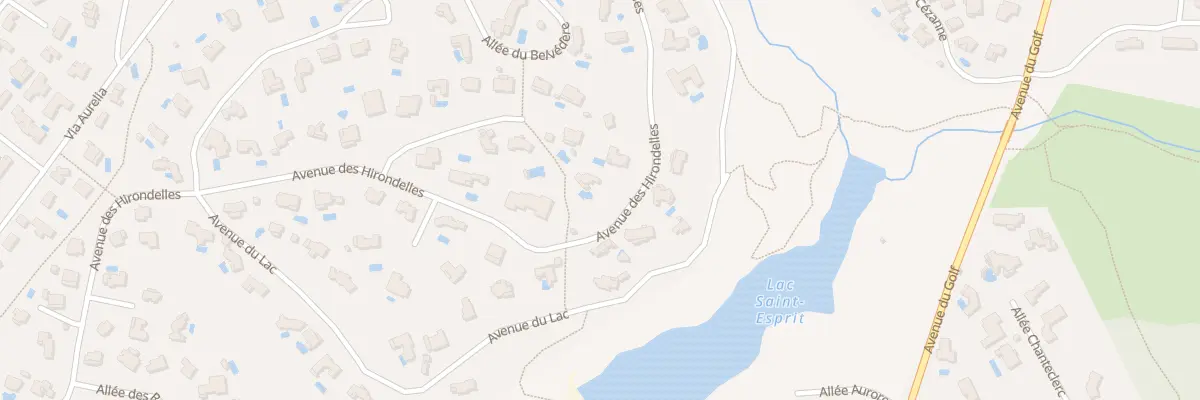 Plan du 799 Av des HIRONDELLES à Fréjus