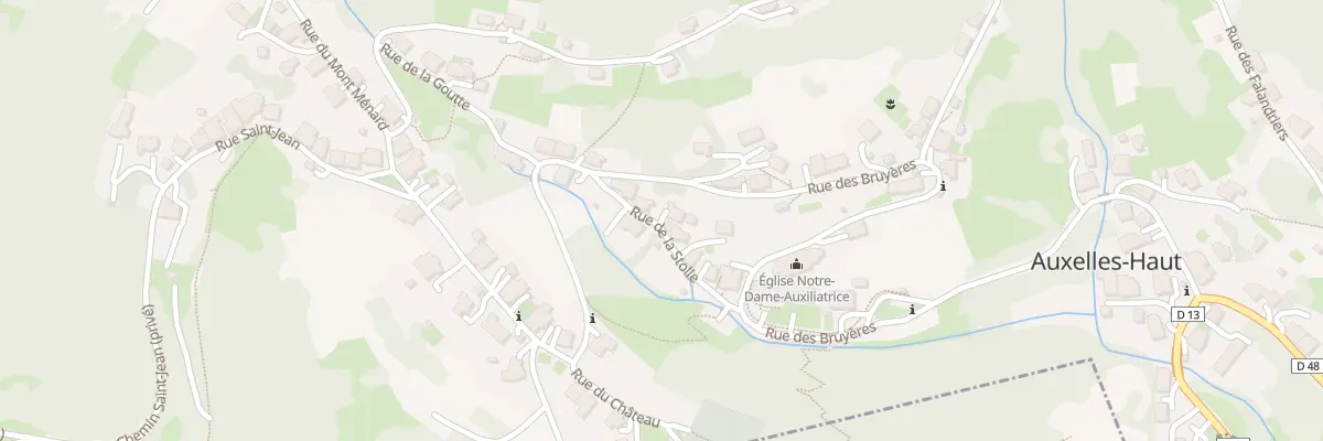 Plan du 11 Rue de la Stolle à Auxelles-Haut