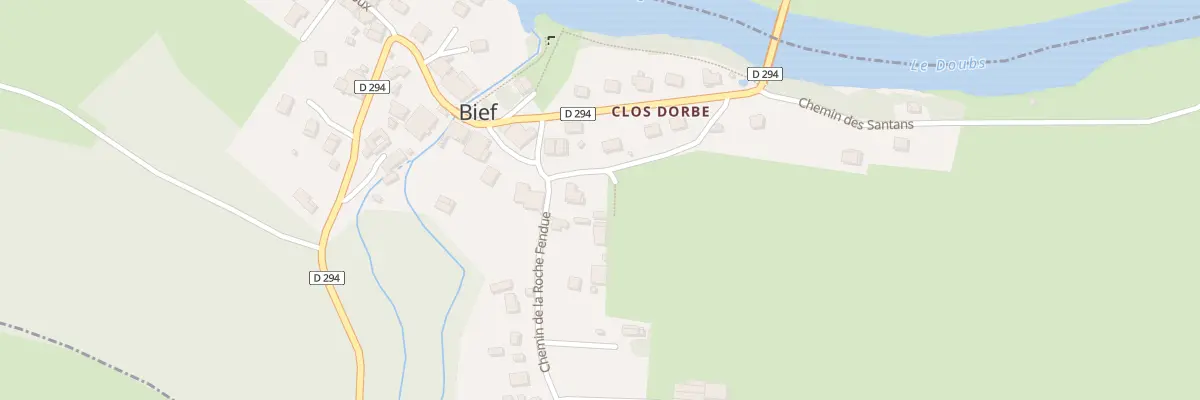 Plan du 4 Che de la Roche Fendue à Bief