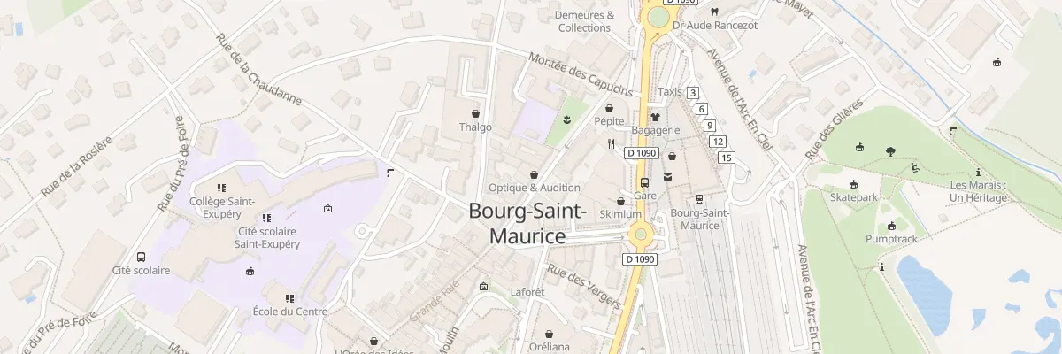Plan du 57 Rue du Capitaine Desserteaux à Bourg-Saint-Maurice