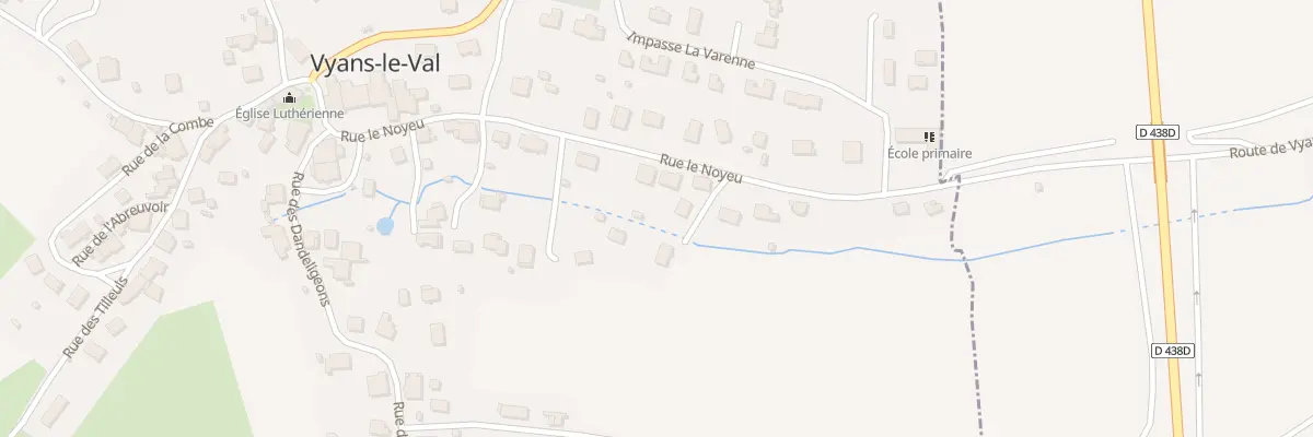 Plan du 16 Rue du Noyeu à Vyans-le-Val
