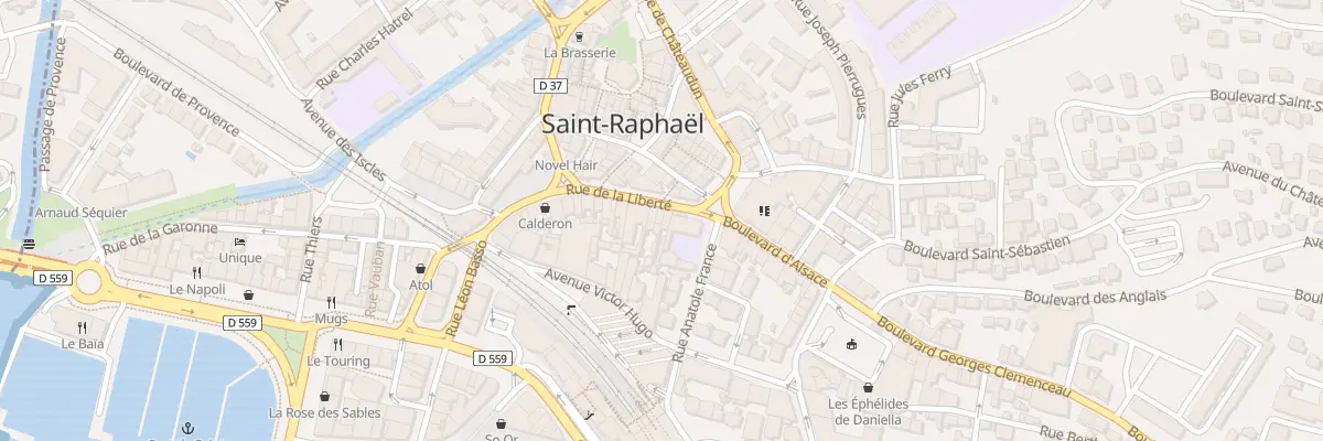 Plan du 72 Rue de la Liberté à Saint-Raphaël