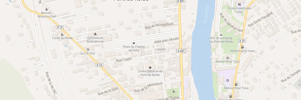 Plan du 7A Rue Cuvier à Pont-de-Roide-Vermondans