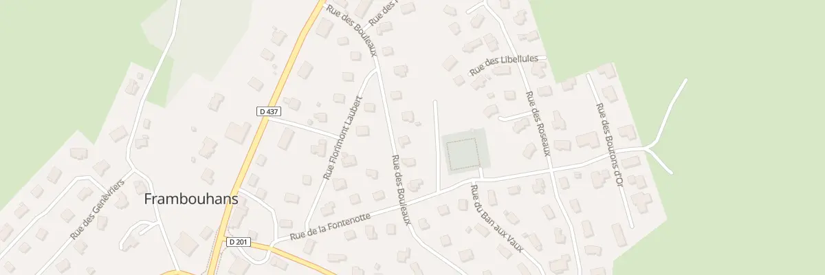 Plan du 13 Rue des Bouleaux à Frambouhans