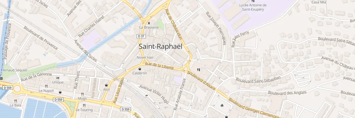 Plan du 115 Rue de la République à Saint-Raphaël
