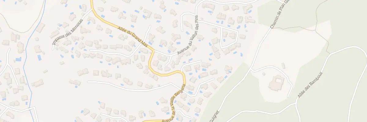 Plan du 226 Av du VALLON DES PINS à Fréjus