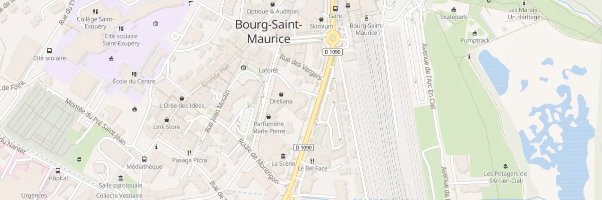 Plan du 124 Av Maréchal Leclerc à Bourg-Saint-Maurice
