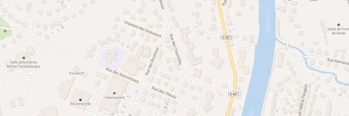 Plan du 22 Rue des Charmilles à Pont-de-Roide-Vermondans