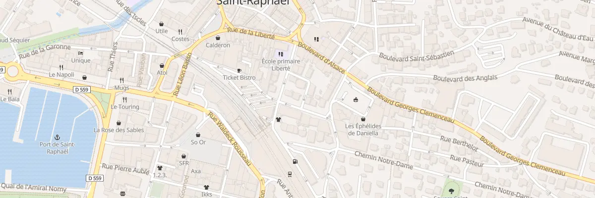 Plan du 43 Av Jean Jaures à Saint-Raphaël