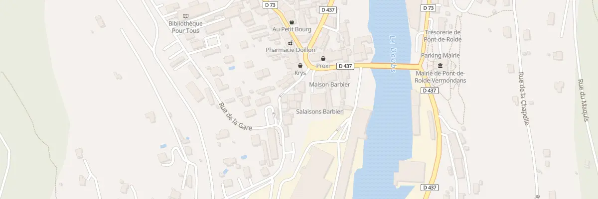 Plan du 2B Rue du 12 Septembre à Pont-de-Roide-Vermondans