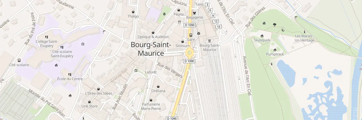 Plan du 58 Av de la Gare à Bourg-Saint-Maurice