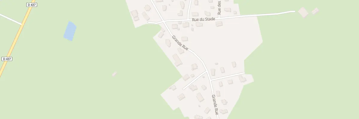 Plan du 25 Gr Grande Rue à Frambouhans