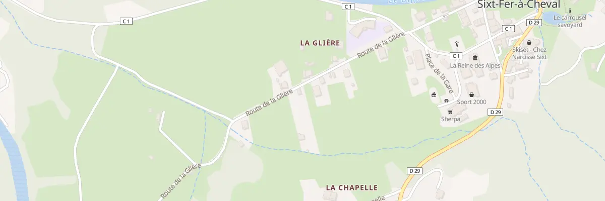 Plan du 197 Rte de la Glière à Sixt-Fer-à-Cheval