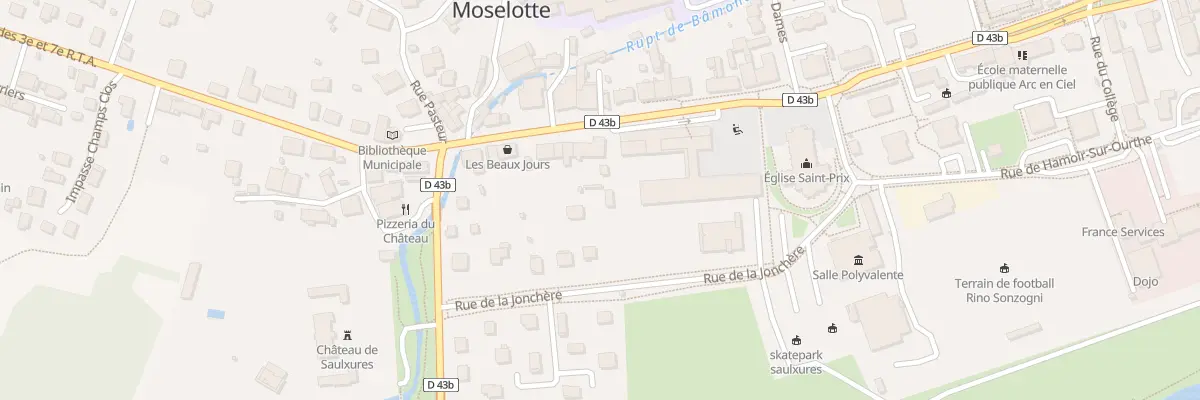 Plan du 74 Av Jules Ferry à Saulxures-sur-Moselotte