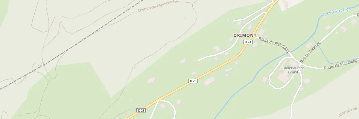 Plan du 12 Che du Coin à Rochesson