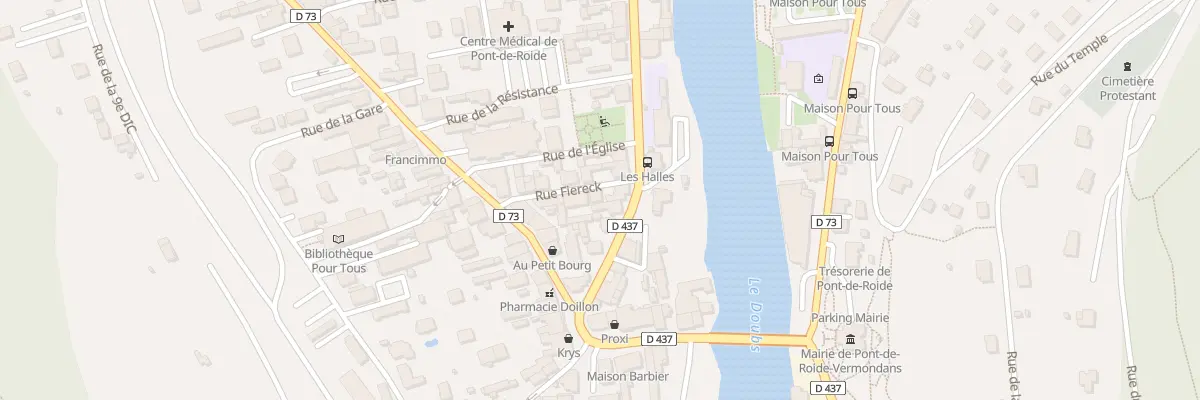 Plan du 2B Rue Fiereck à Pont-de-Roide-Vermondans