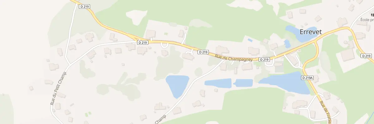 Plan du 9 Rue de Champagney à Errevet
