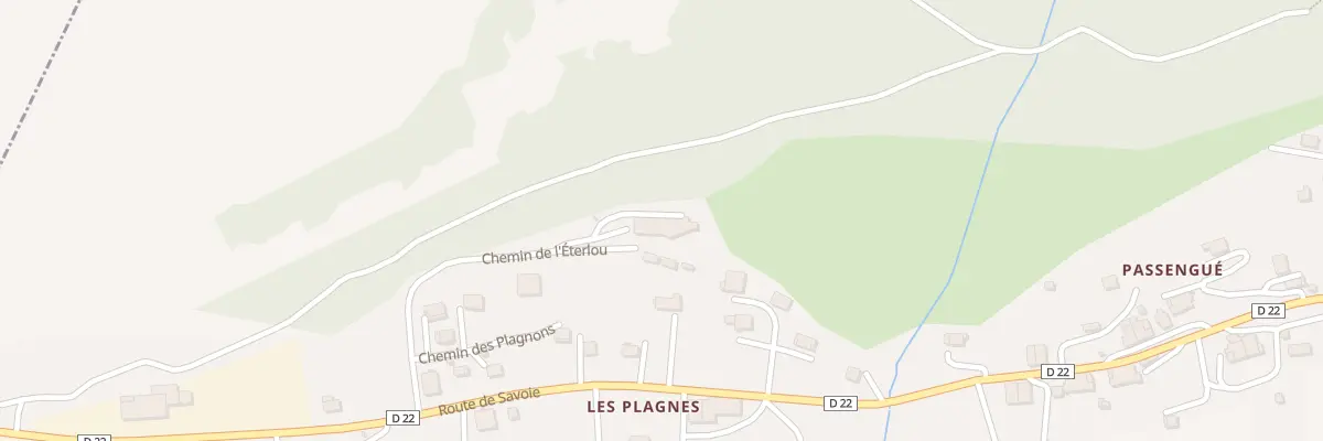 Plan du 299 Che de l’Eterlou à La Chapelle-d’Abondance