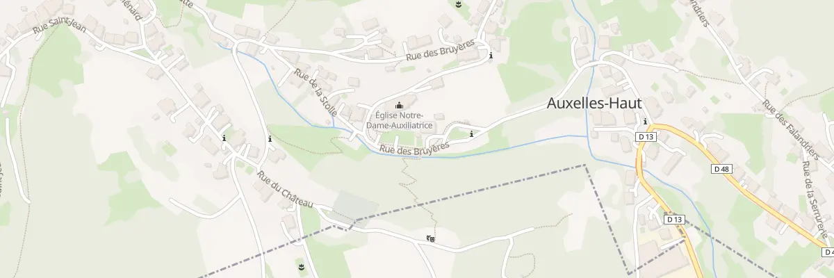 Plan du 16 Rue des Bruyères à Auxelles-Haut