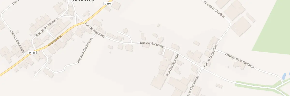 Plan du 10 Rue de Hadomey à Reherrey
