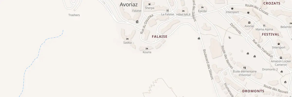 Plan du 180 Rue du douchka à Morzine