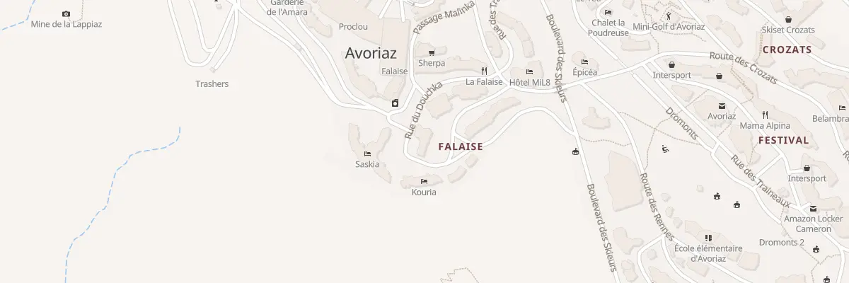 Plan du 117 Rue du douchka à Morzine