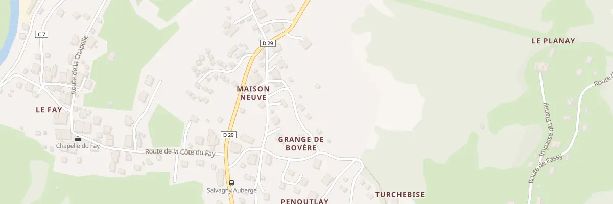 Plan du 133 Che de Bovère à Sixt-Fer-à-Cheval