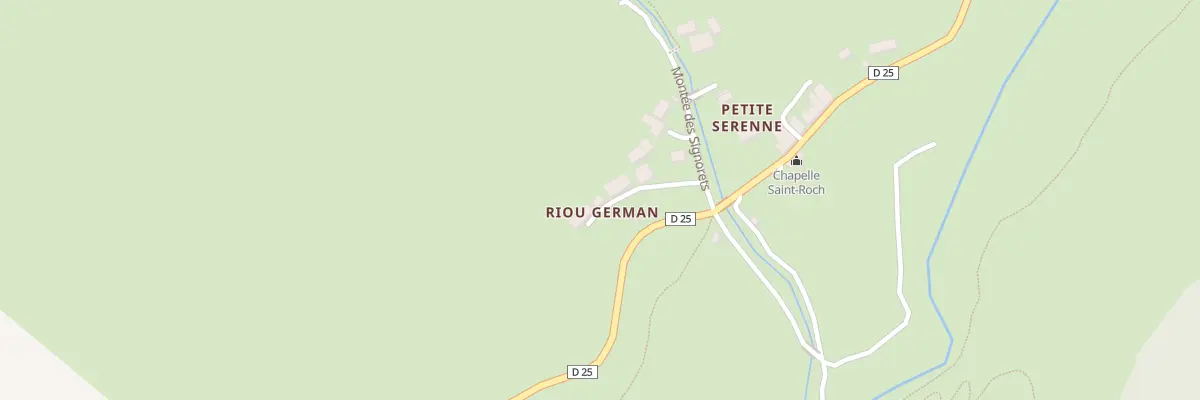 Plan du 7047 La Petite Serenne à Saint-Paul-sur-Ubaye