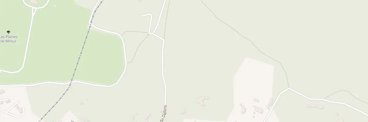 Plan du 594 Che du Defends à Montauroux