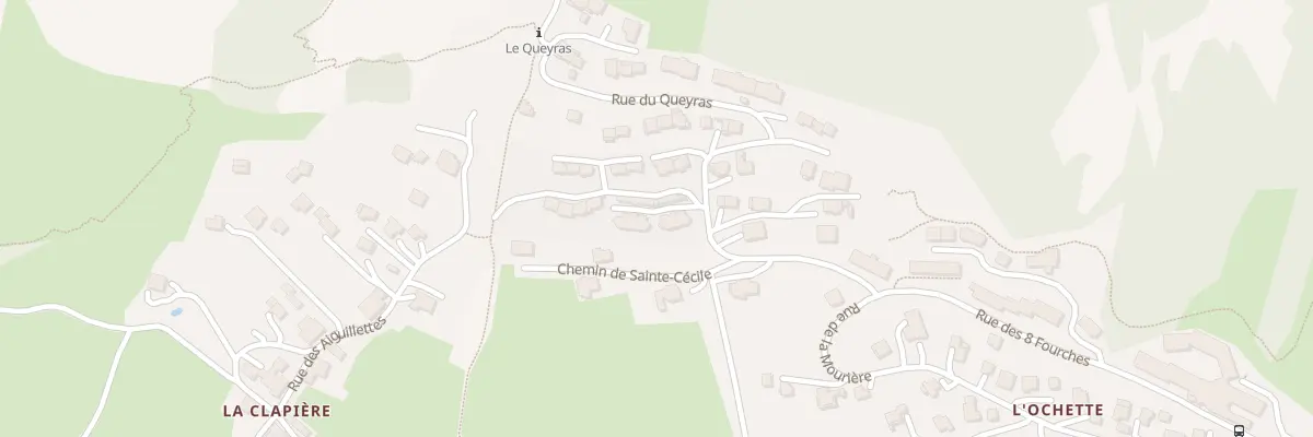Plan du 5 Rue des Asphodèles à Ceillac