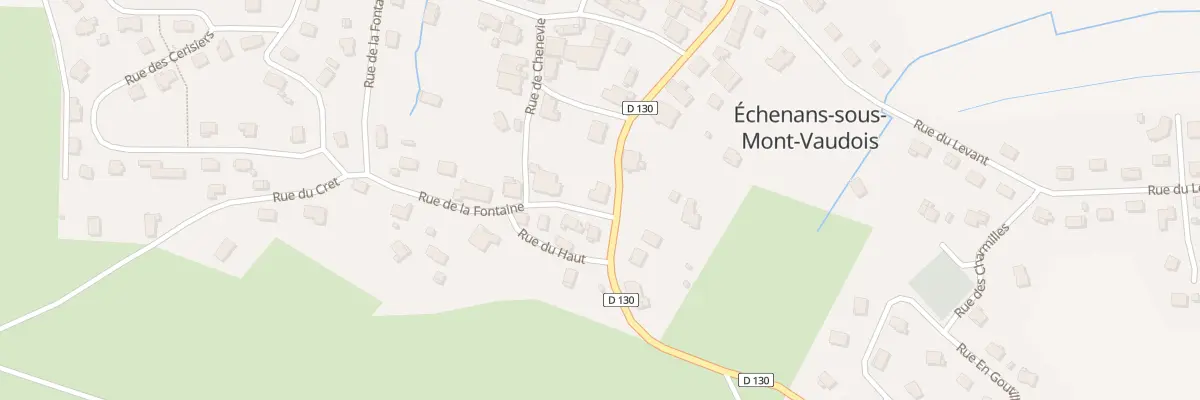 Plan du 14 Gr Grande Rue à Échenans-sous-Mont-Vaudois