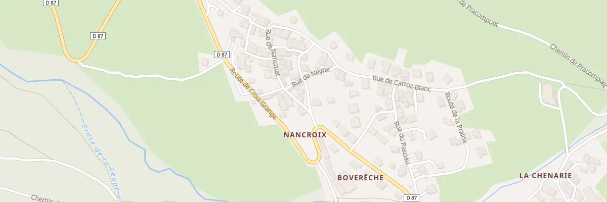 Plan du 5140 Imm Les Sorbiers à Peisey-Nancroix
