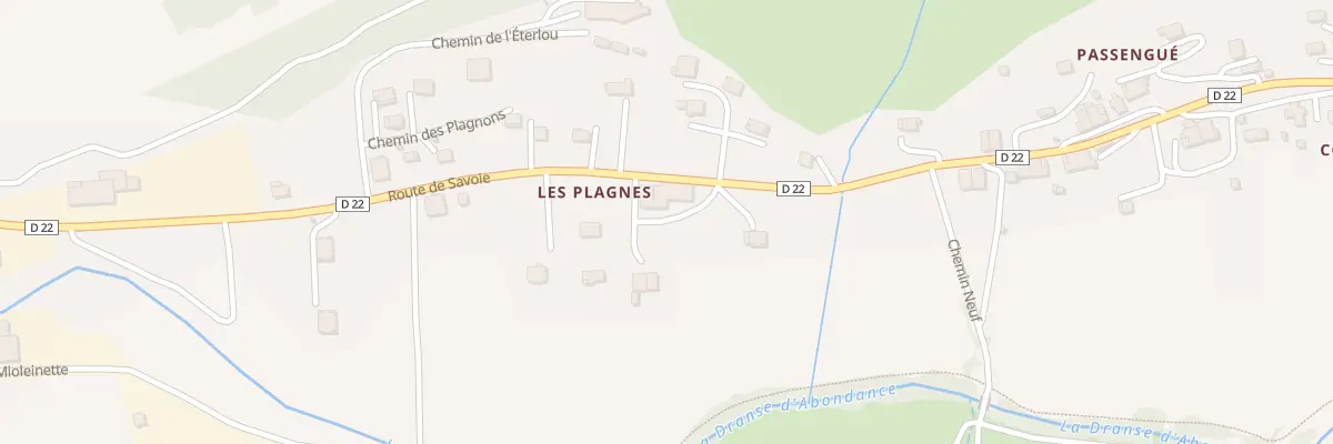 Plan du 19 Che des Ecureuils à La Chapelle-d’Abondance