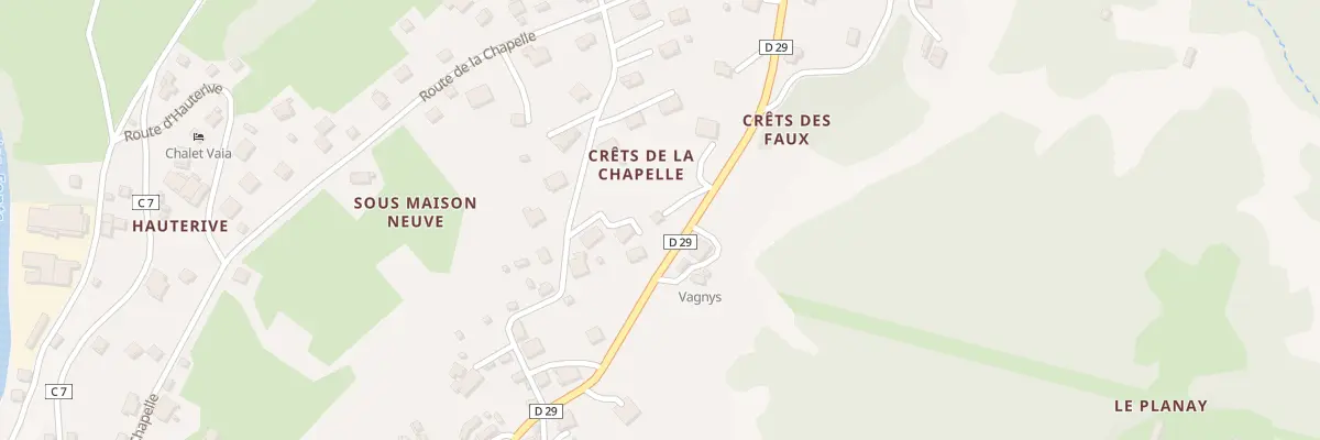 Plan du 750 Rte de la Cascade du Rouget à Sixt-Fer-à-Cheval