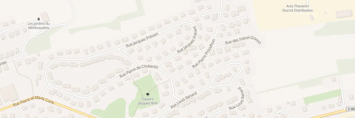 Plan du 29 Rue Jacques Prevert à Héricourt
