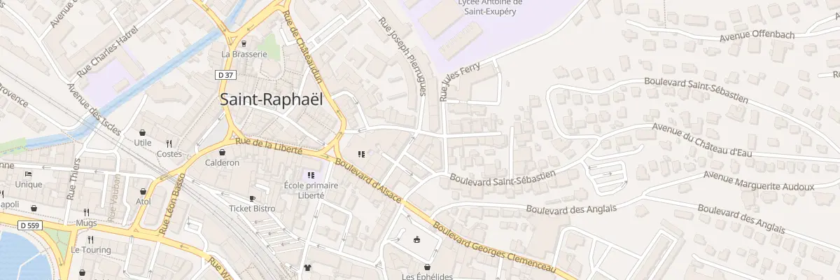 Plan du 66 Rue Jules Ferry à Saint-Raphaël