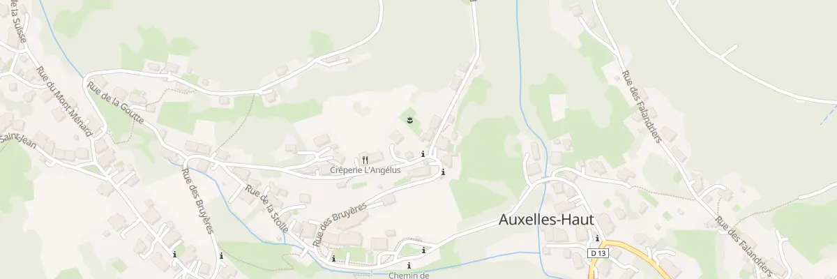 Plan du 1 Rue des Etangs à Auxelles-Haut